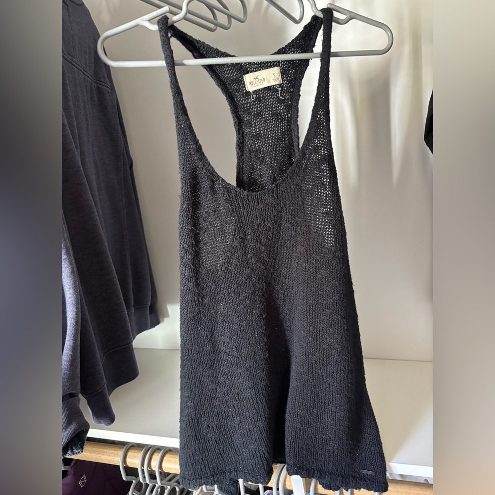 Hollister Black Knit Tank Top